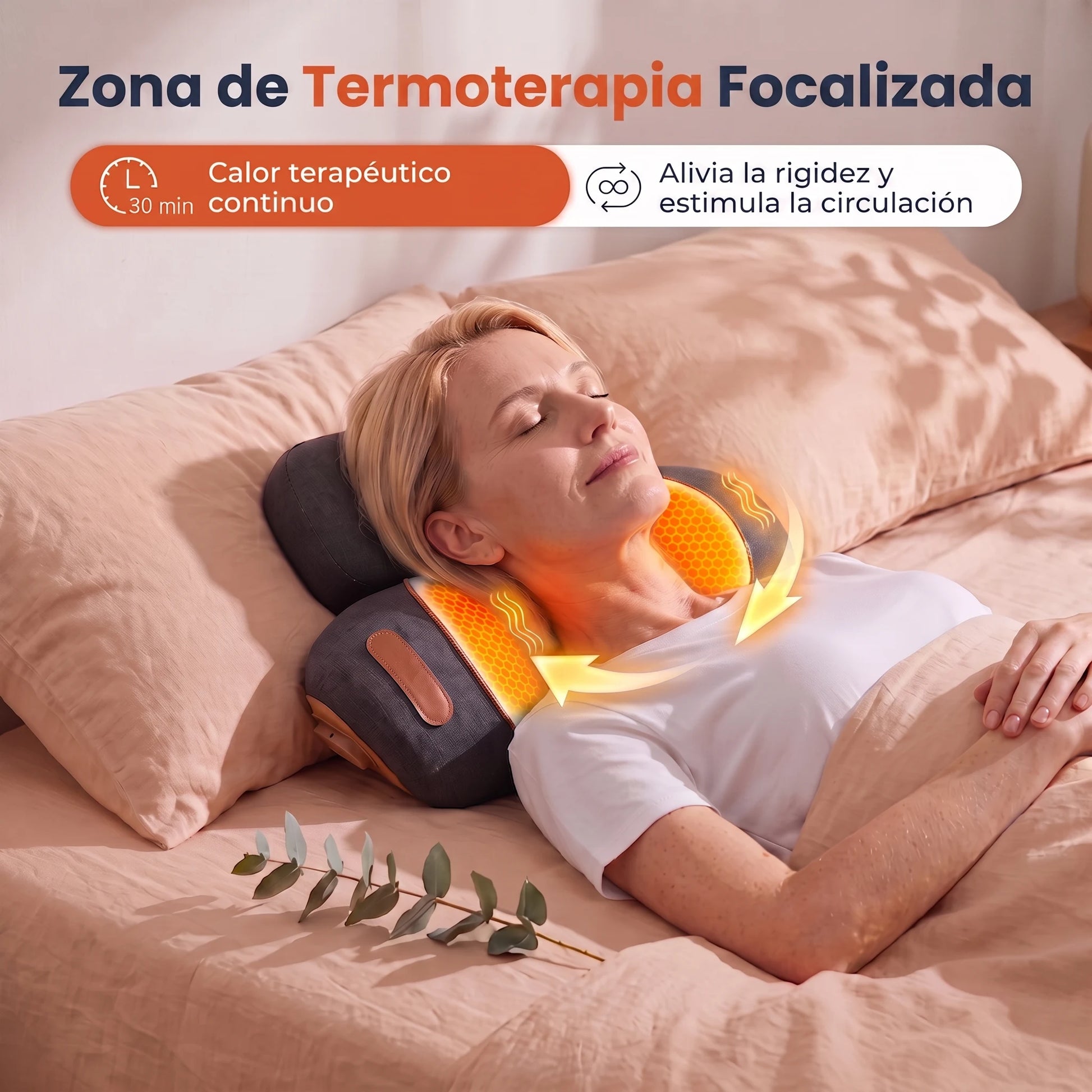 Termoterapia focalizada y calor profundo para contracturas en el cuello Kuravita