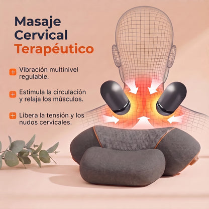 Masaje neuromuscular por vibración para descompresión de vértebras cervicales