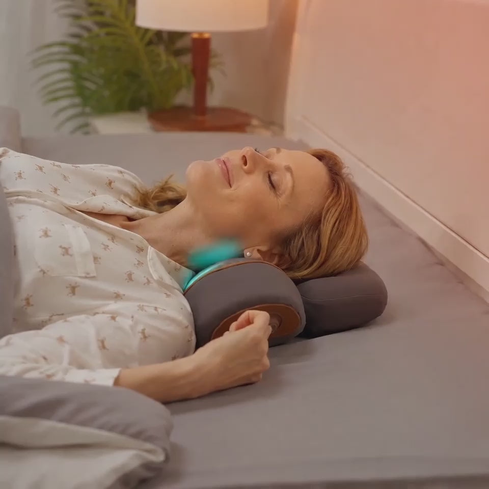 Almohada cervical Kuravita para tracción ergonómica y alivio del dolor de cuello